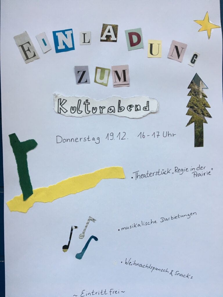 Traditioneller Kulturabend am 19.12.